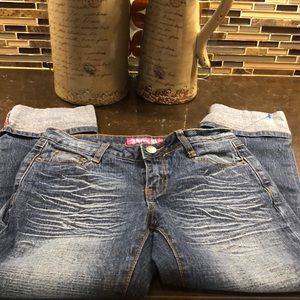 Zana Di cropped folded jeans‎